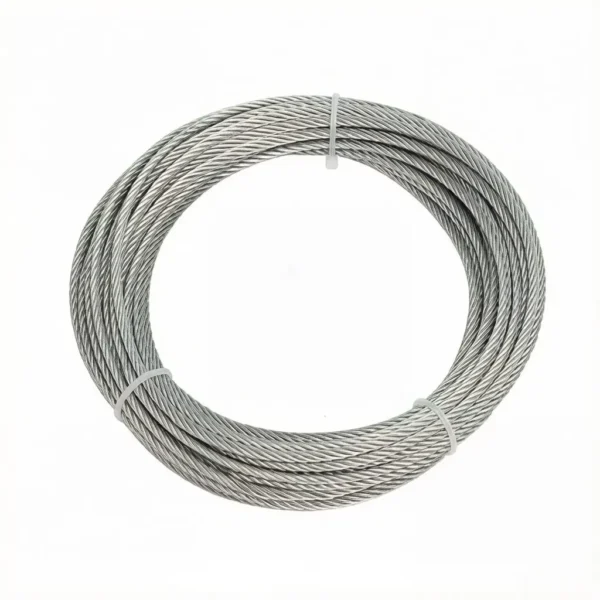 1×19 Galvanized Steel Wire Rope 2.0mm 0.079″, galvanized anti-rust weatherproof strand for indoor and outdoor use