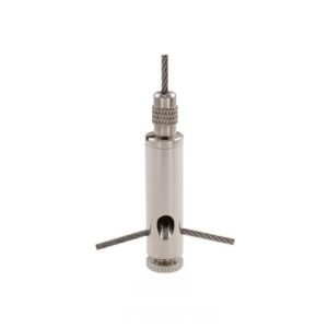 Metal Stainless Steel Cable Wire Rope Hoisting Grip with Safety Clasp