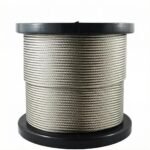 7X7 7X19 1X19 Copper Core Steel Cable 1.2mm 0.047 Inch Anti-Twisting Wire Rope