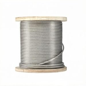 3.0mm 0.118 Inch 7X7 7X19 1X19 Copper Core Steel Wire Rope High Strength