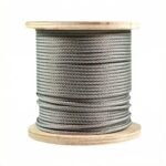 4.0mm 0.157 Inch 7X7 7X19 1X19 Copper Core Galvanized Steel Wire Rope