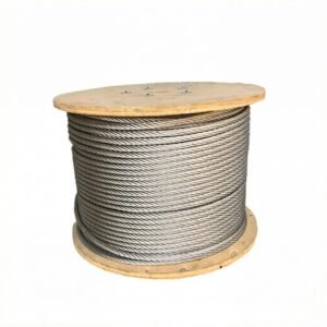 5.0mm 0.197 Inch 7X7 7X19 1X19 Copper Core Steel Wire Rope Industrial Grade
