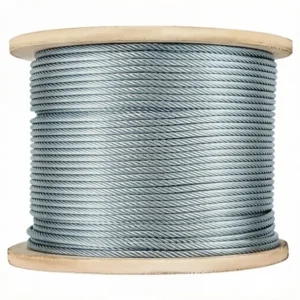3.0mm 3/32" Galvanized Steel Wire Rope 7x7 7x19 1x19