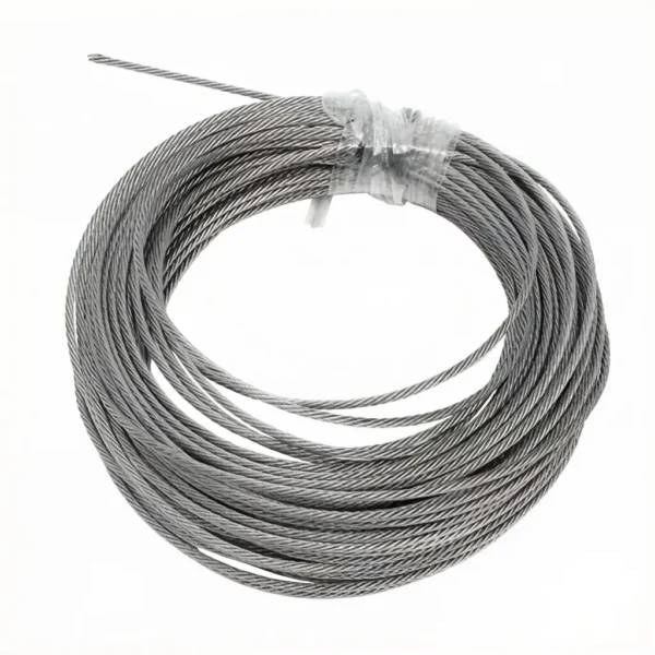 316 Stainless Steel Cable 500FT spool, 3/64 Inch 1mm 1×19 wire rope for light‑duty HVAC seismic suspension hanging systems