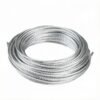 Zinc‑coated 7×7 galvanized wire rope, weather‑proof flexible cable for greenhouse trellis and outdoor decor hanging with loop gripper 7×7 1.0mm (3/64″) Galvanized Steel Wire Rope, weather‑resistant aircraft cable for greenhouse gardening and outdoor decorative hanging