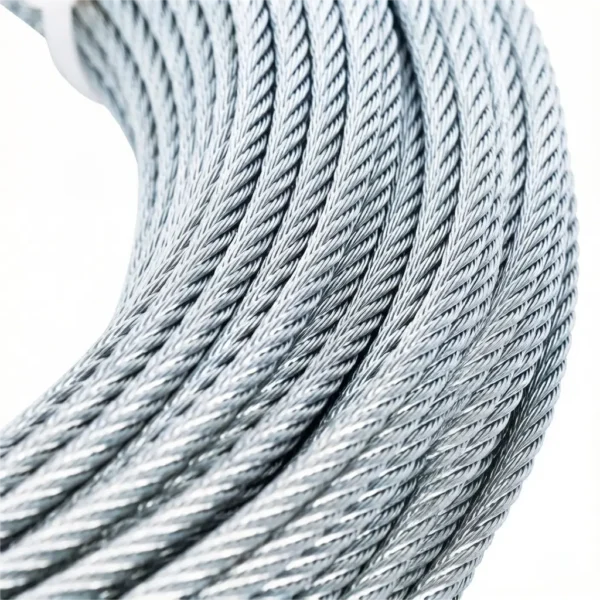 1.0mm (0.039″) 7×19 Galvanized Steel Cable, flexible steel wire for HVAC duct ceiling seismic suspension system