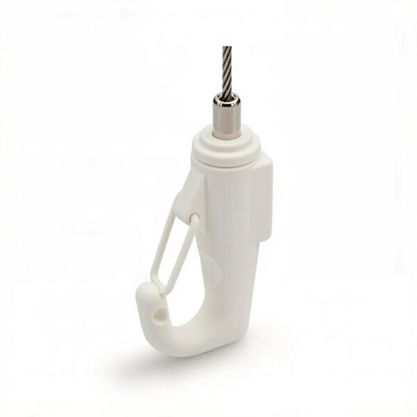 1.2-1.5mm Hook Cable Gripper, wire rope gripper hook for led light suspension