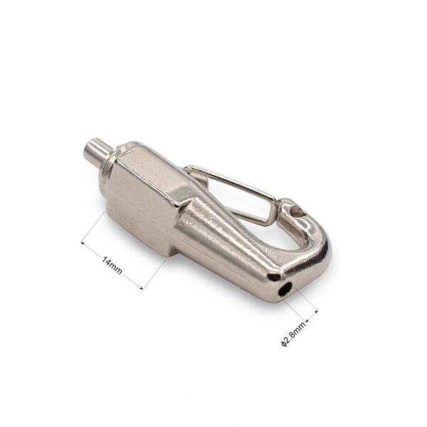 1.2-1.5mm wire rope 7x7 cable gripper hook for light fixture suspension signage hanging adjustable hook