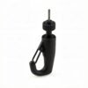 Hook cable grippers with safety nut compatible with 1.2mm to1.5mm wire rope, safety nut prevents loosening under load. 1.2-1.5mm wire rope hook cable grippers with safety nut for light fixture suspension signage hanging anti-loose hook