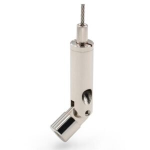 Swivel Joint Gripper for Steel Cable Lighting Adjustable Suspension Kit for Billboard