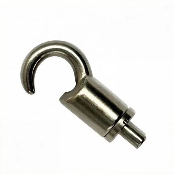 1.2mm 1.5mm Hook Cable Gripper, wire rope hook gland stainless steel for cable hanging