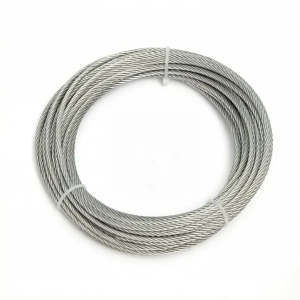 Marine Grade 316 Stainless Steel Cable 1/16″ (1.2mm) 1×19 wire rope for light‑duty HVAC seismic suspension hanging systems