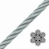 1.2mm (3/64″) Galvanized Steel Wire Rope 7×7 7×19 1×19, looping suspension cable for pendant light linear LED fixture hanging kits