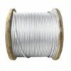 1.2mm (3/64″) Galvanized Steel Wire Rope 7×7 7×19 1×19, weather‑resistant guy wire for outdoor building bracing and tensioning rigging