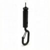 Cable gripper hook with safety cap, compatible with 0.8mm 1.0mm 1.2mm wire rope for light hanging 1.5-2.0mm steel wire rope cable gripper hook with safety cap for light suspension