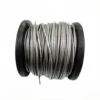 Low‑stretch rigid 1x19 T316 stainless steel wire rope 1.5mm, spooled aircraft cable for decorative and commercial LED light hanging installation 1.5mm (1/16″) 1×19 T316 marine grade stainless steel wire rope for pendant light linear light LED panel ceiling suspension rigging