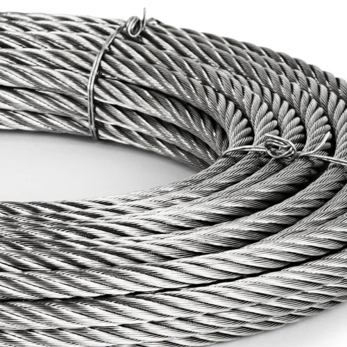 1.5mm 1/16" 7x19 G316 stainless steel wire rope, multi finish for billboard and sign hanging rigging