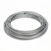 1.5mm (1/16″) Electro Galvanized 7X7 Steel Wire Rope coil packing, smooth flexible aircraft cable for light‑duty indoor industrial equipment control cable rigging