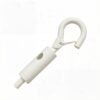 Cable gripper hook fits 1.8-2.0mm wire rope, commercial lighting suspension hardware 1.8-2.0mm Cable Gripper Hook, Steel Wire Rope Suspension Part for Lighting and Sign