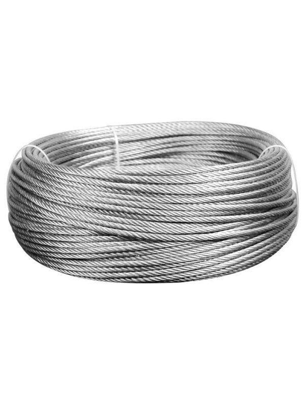 3/32" 7×19 G316 stainless steel wire rope 1.0mm compatible with looping gripper cable gripper suspension hardware