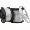 Economical 7×7 galvanized aircraft wire rope, stable hanging support for acoustic panels and HVAC accessories using loop gripper 7×7 1.0mm (3/64″) Galvanized Steel Wire Rope, rust‑proof aircraft cable for lightweight acoustic ceiling and HVAC auxiliary suspension systems