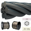 High‑tensile rigid 1x19 T316 stainless steel wire rope 1.5mm, low‑stretch aircraft cable for lightweight sign and retail display suspension 1.5mm (1/16″) 1×19 T316 marine grade stainless steel wire rope for lightweight billboard and indoor signage hanging rigging