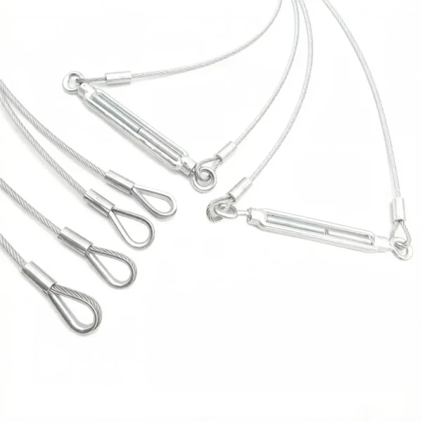 3.0mm (3/32″) Galvanized Steel Wire Rope 7×7 7×19 1×19, anti‑rust rigging cable for billboard signage banner hanging