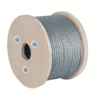1×19 Galvanized Steel Wire Rope 3.0mm 3/32″, high tensile strength single‑strand for medium‑heavy static load rigging