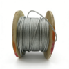 1×19 Galvanized Steel Wire Rope 3.0mm 3/32″, weather‑proof rigid strand for outdoor cable railing bracing and equipment static securing