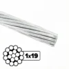Galvanized Steel Wire Rope, flexible looping suspension cable for lighting ceiling and signage hanging