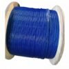 Flexible 7×7 PVC‑jacketed steel cable, high tensile strength, wear‑resistant for indoor and outdoor heavy‑load rigging 7×7 4.0mm (5/32″) PVC coated flexible steel cable, heavy‑duty aircraft wire rope for multi‑purpose heavy load suspension