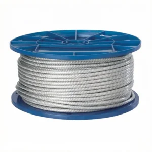 3.0mm 1×19 PVC Coated Stainless Steel Wire Rope for heavy duty large HVAC duct seismic suspension
