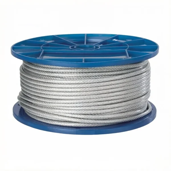 3.0mm 1×19 PVC Coated Stainless Steel Wire Rope for heavy duty large HVAC duct seismic suspension