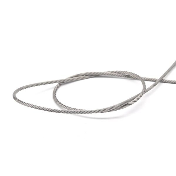Marine Grade 316 Stainless Steel Cable 1/16″ (1.2mm) 1×19 wire rope for acoustic ceiling suspension systems commercial office renovation