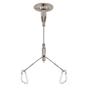 Brass Ceiling Suspension Kit with Threaded Studs for LED Linear Lights – Multiple Color Finishes for Indoor & Architectural Lighting