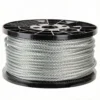High Quality 2.0mm 0.079″ 7×19 Galvanized Steel Wire Rope, anti‑corrosion flexible rigging cable for billboard signage banner hanging