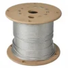 1×19 Galvanized Steel Wire Rope 2.0mm 0.079″, high rigid straight strand for tidy linear suspension installation