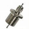 M16 male bottom exit suspension wire gripper with safety nut, securely clamps 2.5mm–3.0mm steel cable for commercial lighting projects Suspension wire gripper M16 bottom exit male with safety nut, 2.5-3.0mm steel wire cable gripper for commercial lighting