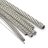 Corrosion‑resistant 7x19 G316 2.5mm aircraft cable, multi‑use suspension wire rope for acoustic panel ceiling mounting in commercial buildings 2.5mm 3/32" 7x19 G316 stainless steel wire rope multi‑purpose aircraft cable for acoustic ceiling suspension systems