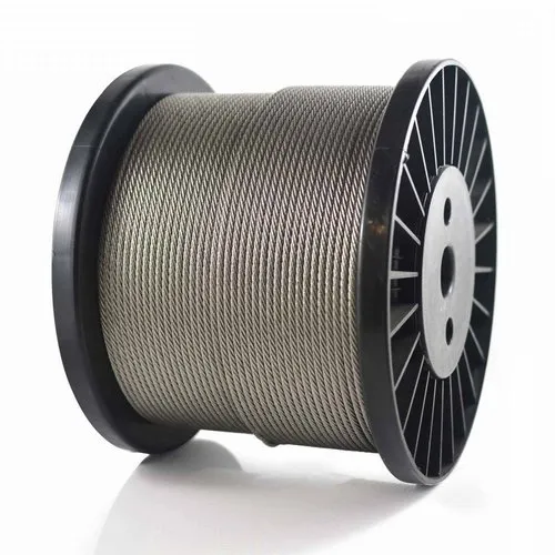 2.5mm 3/32" 7x7 316 stainless steel wire rope hanging cable for light fixture display sign suspension rigging