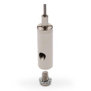 Pole Wire Cable Clamp Track Light Suspens Kit for Billboard