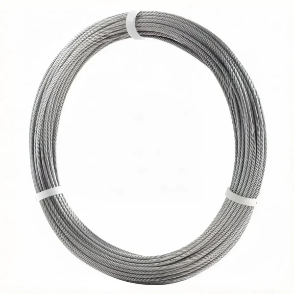 2.0mm (1/12″) 1×19 316 marine grade wire rope for acoustic ceiling suspension system commercial building