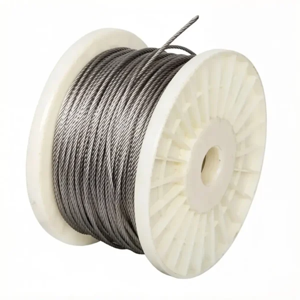 2.0mm 1/12" 1×19 316 marine grade stainless steel wire rope for boat yacht coastal marine rigging