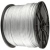 1×19 PVC coated stainless wire rope, low stretch for slim LED pendant light hanging 1.0mm (3/64″) 1×19 PVC Coated Stainless Steel Wire Rope for small LED linear light suspension