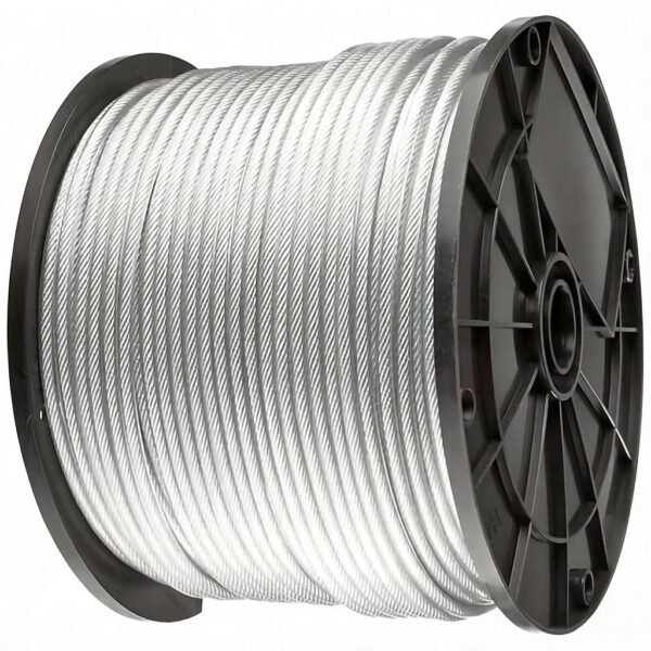 1.0mm (3/64″) 1×19 PVC Coated Stainless Steel Wire Rope for small LED linear light suspension