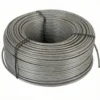 ProRig AISI 316 marine‑grade 1×19 steel wire rope, anti‑salt‑spray performance for coastal outdoor rigging with loop gripper 4.0mm (5/32″) 1×19 AISI 316 ProRig Stainless Steel Wire, seawater‑proof aircraft cable for coastal marine rigging and exterior overhead suspension