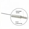 Low‑friction PVC coated high‑strength steel cable for auditorium and large venue acoustic ceiling installation Heavy‑Duty 7×7 5.0mm (3/16″) PVC coated steel wire rope for heavy acoustic ceiling suspension and large acoustic panel mounting