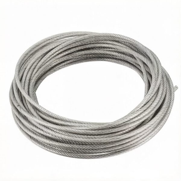 1.0mm (3/64″) 1×19 PVC Coated Stainless Steel Wire Rope for lightweight sign and nameplate hanging
