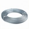 3.0mm galvanized steel wire rope in three constructions, anti‑rust for HVAC ductwork overhead mounting and seismic bracing projects 3.0mm (3/32″) Galvanized Steel Wire Rope 7×7 7×19 1×19, overhead suspension wire for HVAC duct seismic ceiling rigging system