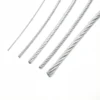 Long‑life galvanized wire rope, heavy‑duty tension strand for plant trellis and fence using loop gripper hardware 3.0mm (3/32″) Galvanized Steel Wire Rope, weather‑resistant aircraft cable for greenhouse trellis, orchard crop support and fence tension rigging